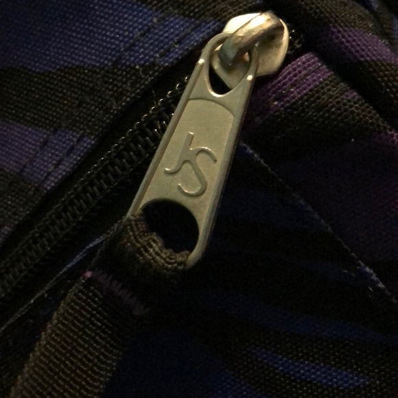 Jansport Purple and Blue Tiger Backpack - Picture 7 of 7